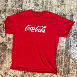 Vintage Coca-Cola Red Short Sleeve Tee Iconic Logo